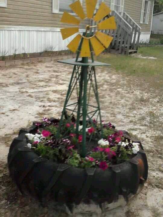 Diy Recycled Tires Pond The Ownerbuilder Network