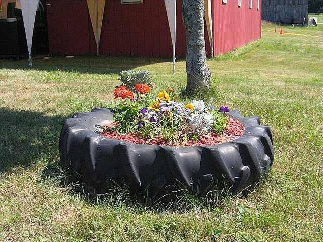 Diy Tractor Tire Garden Pond Diy Projects Diy Pond