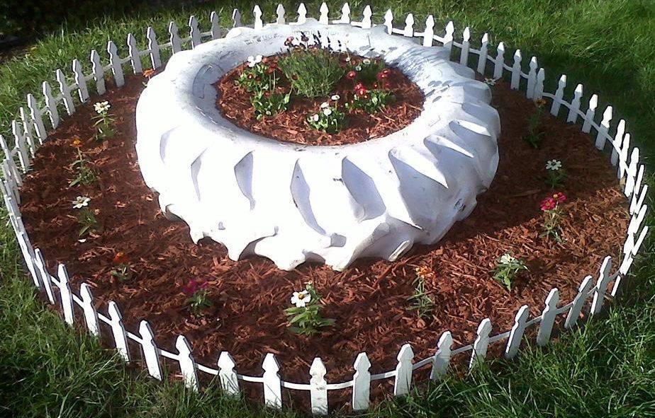 Painted Tractor Tire Home Decor Inspire Tire Garden