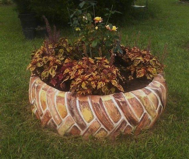 Tractorpondwonderfuldiy Tire Garden