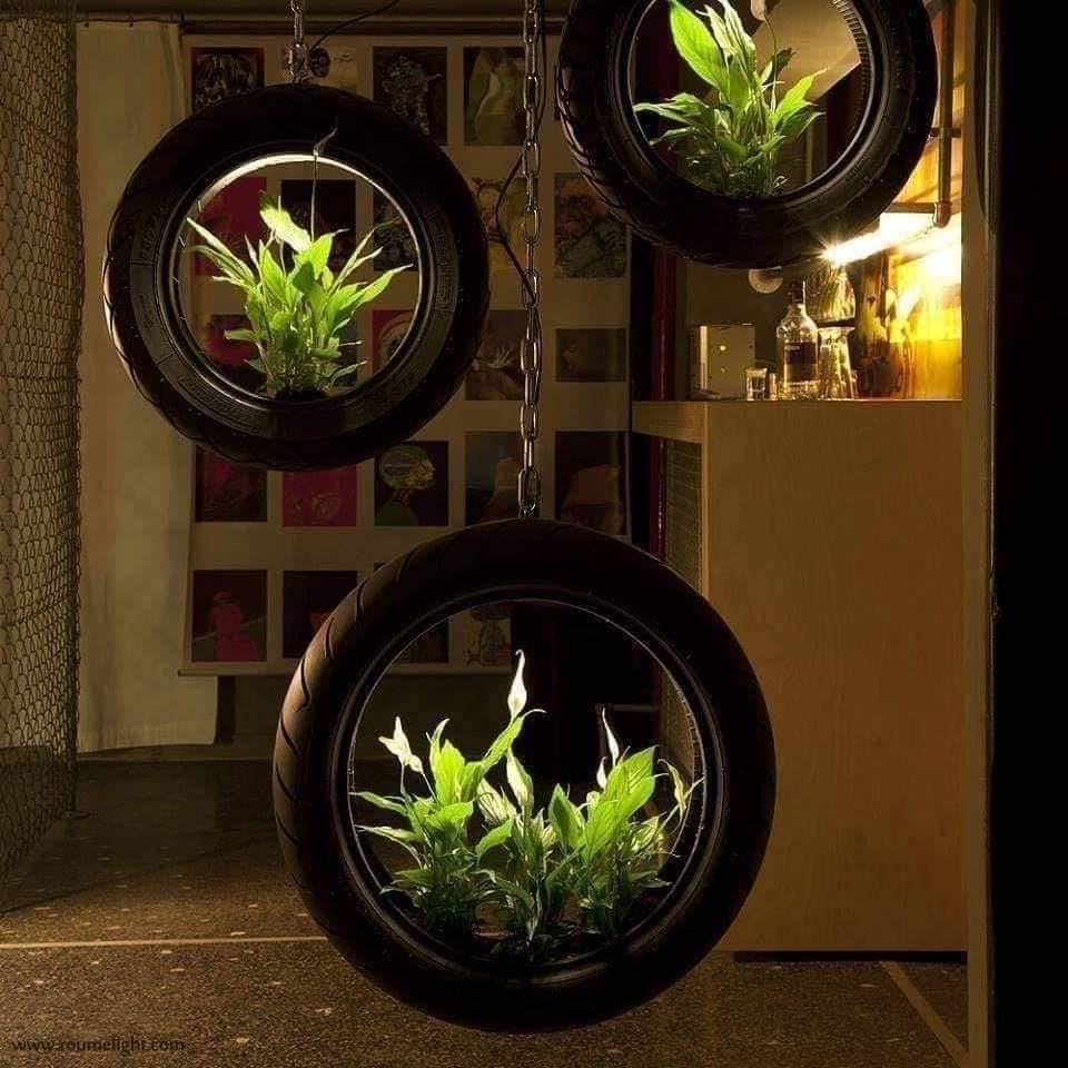 Tire Planter Decorations