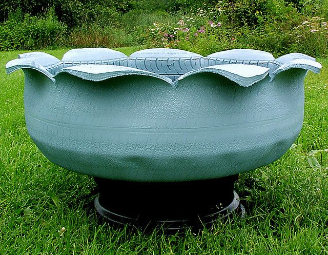 Diy Tire Parrot Planter Diy Tire Planter Ideas