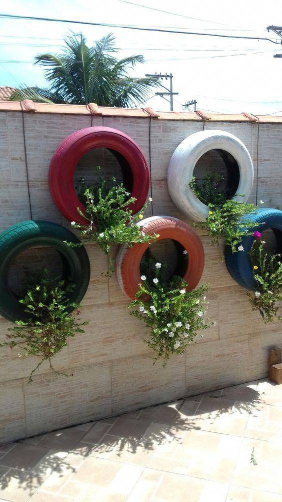 Impressive Diy Tire Planter Ideas
