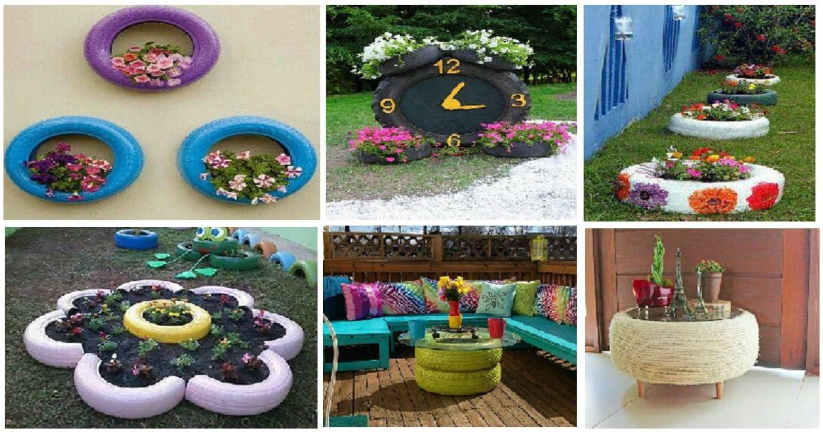 Spring Tire Planters