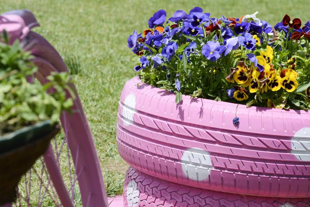 Fruit Planters Tire Planters
