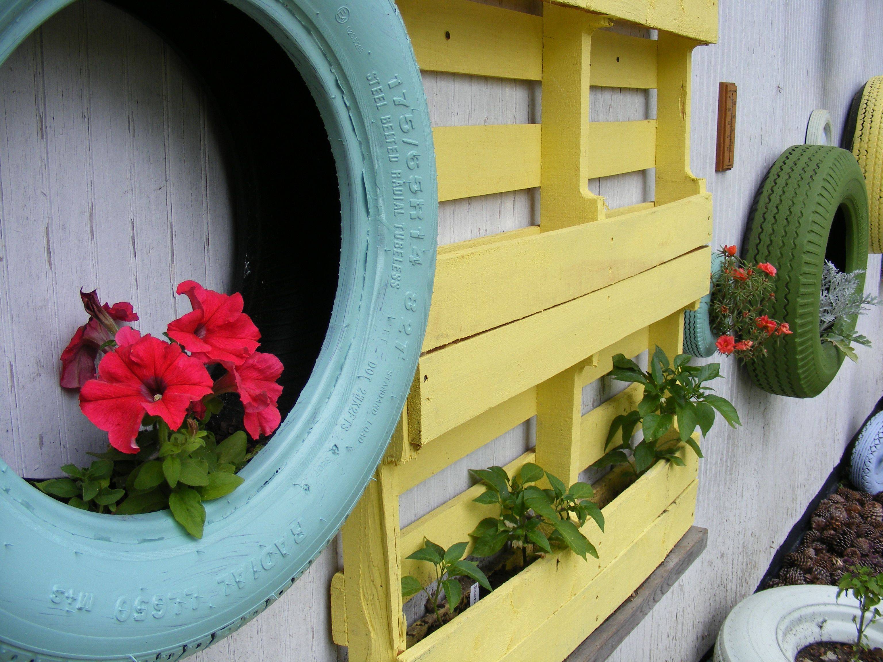 Wonderful Vertical Gardening Ideas Container Garden Design Tire