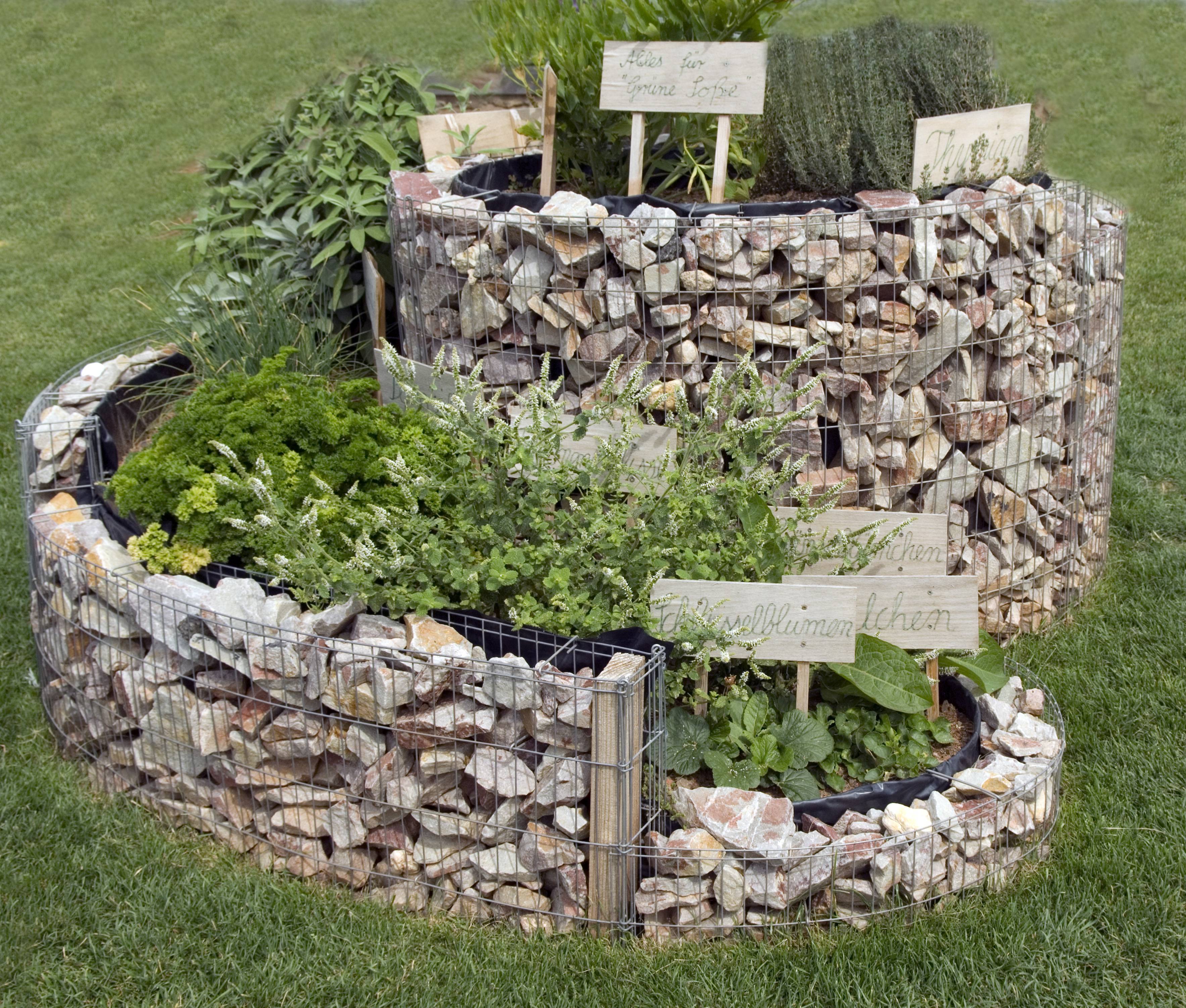 Gabion Wall Backyard
