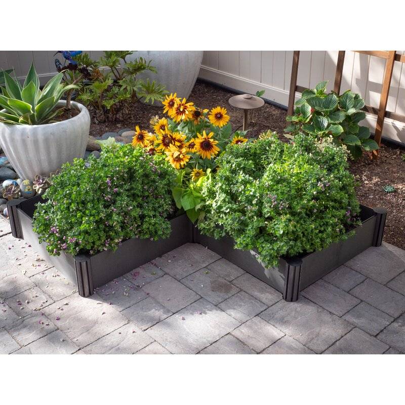 White Vinyl Planter Box