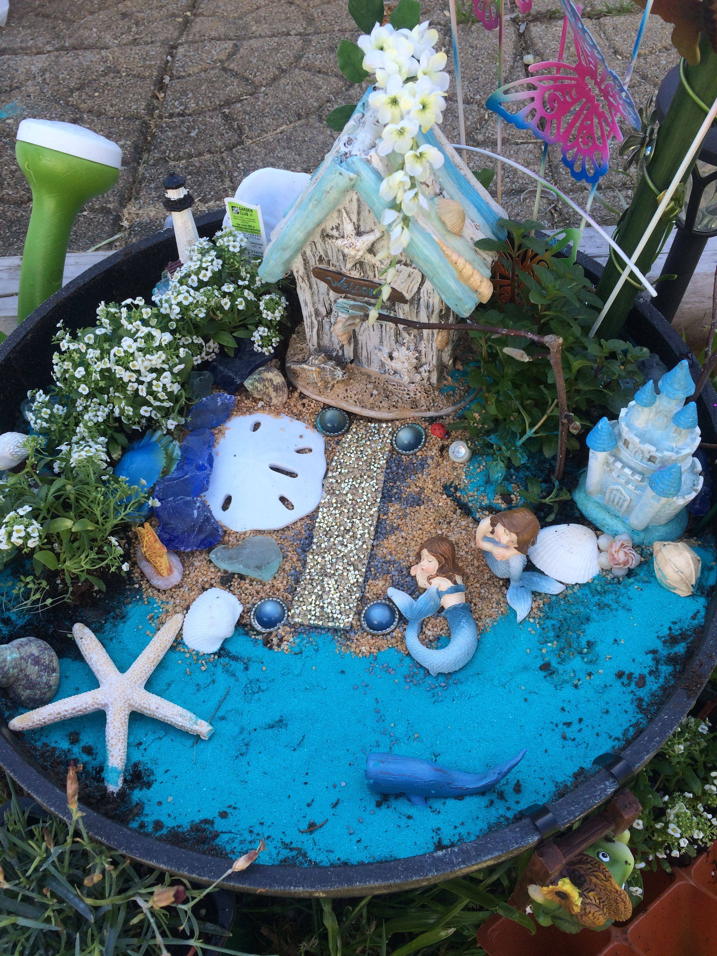 Miami Beach Miniature Fairy Garden Flowers