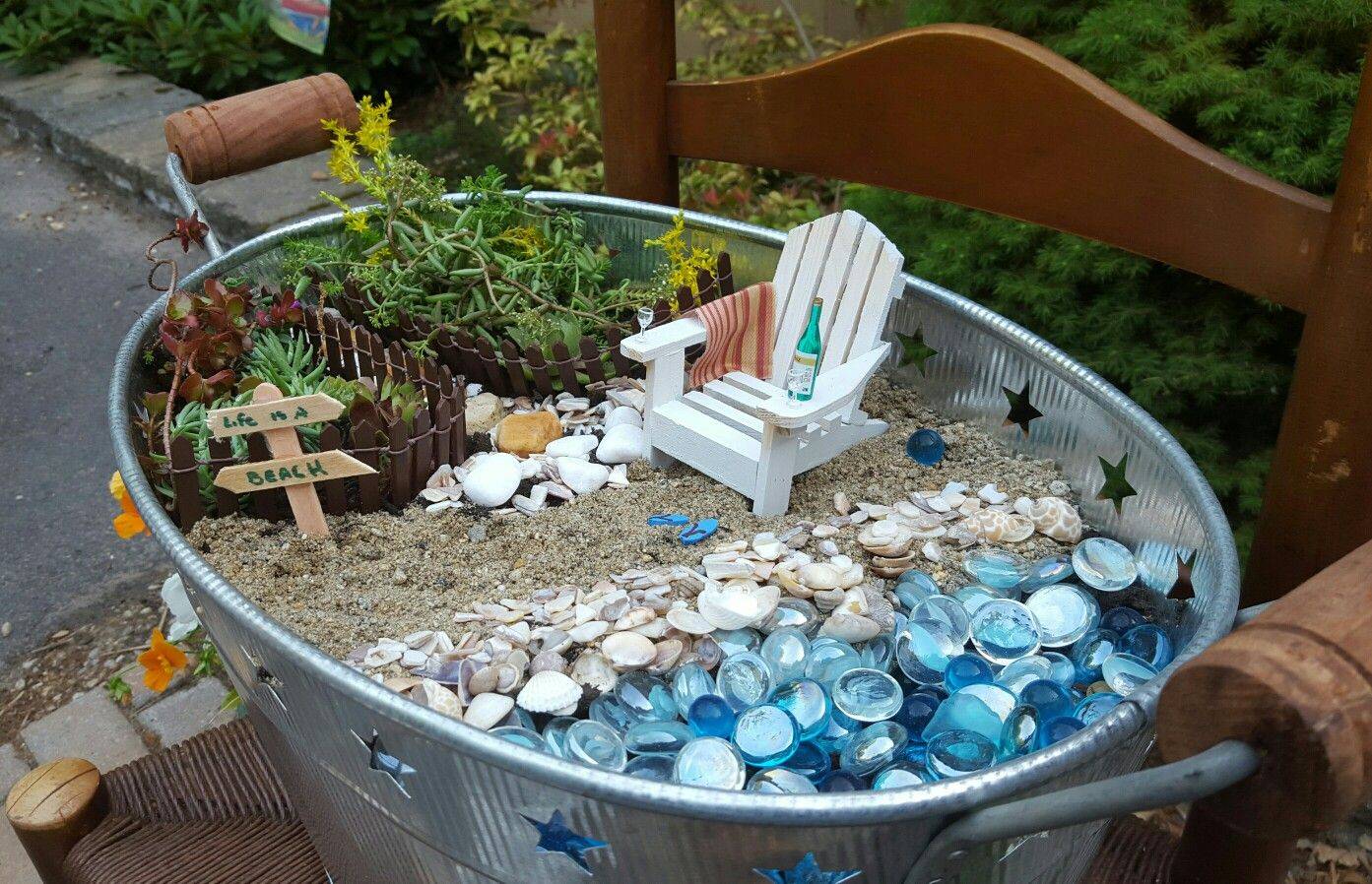 Miami Beach Miniature Fairy Garden Flowers