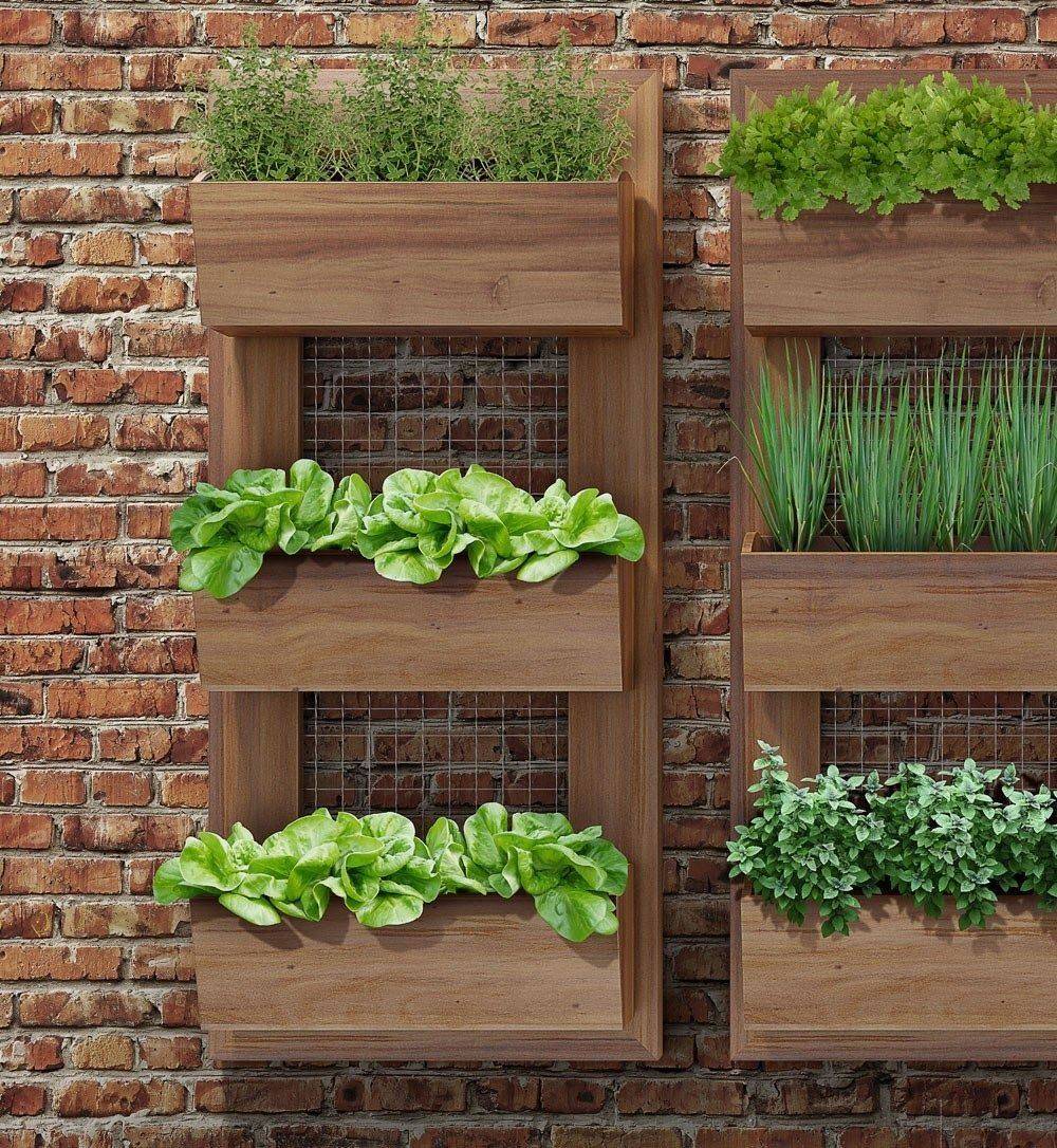 Vertical Pallet Herb Garden Jenron Designs