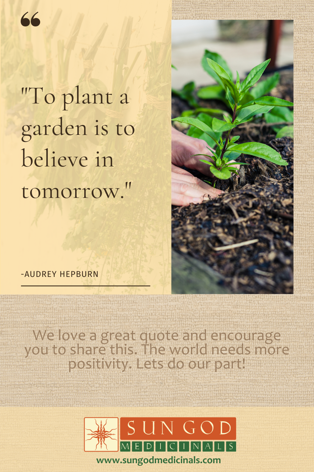 Famous Quotes Herb Garden