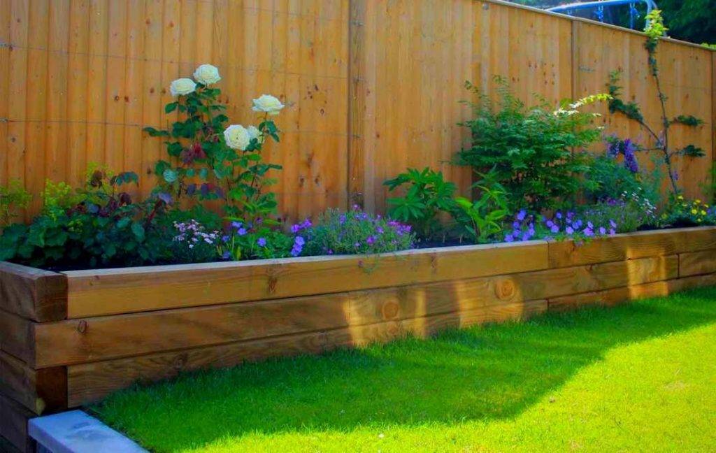 Nottingham Railway Sleeper Raised Beds