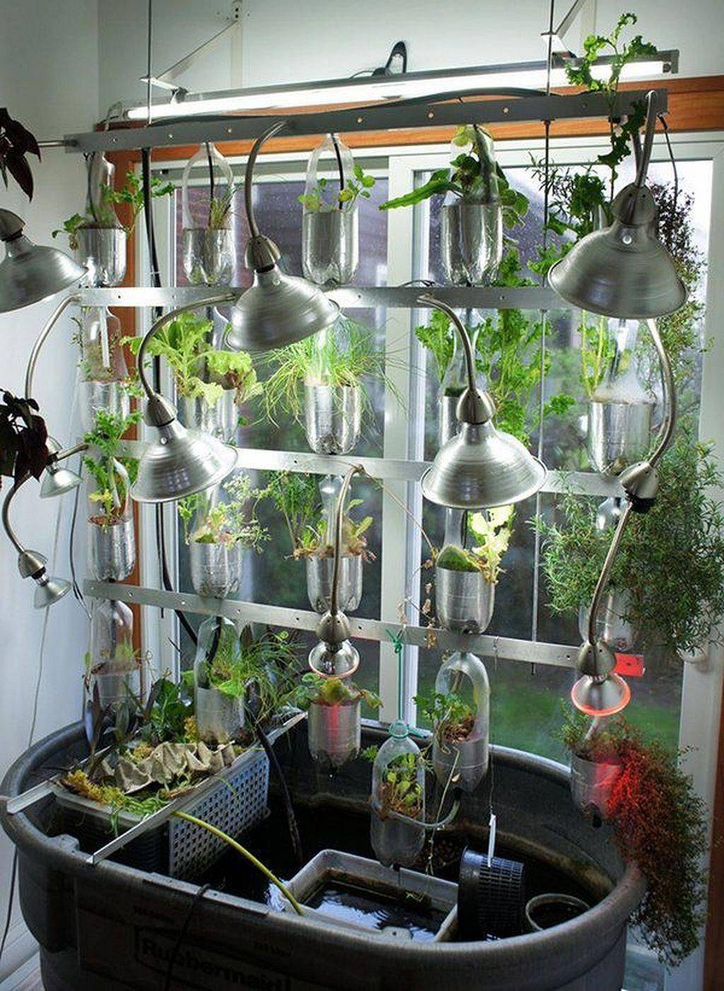 Awesome Indoor Hydroponic Wall Garden Design Ideas Hydroponic