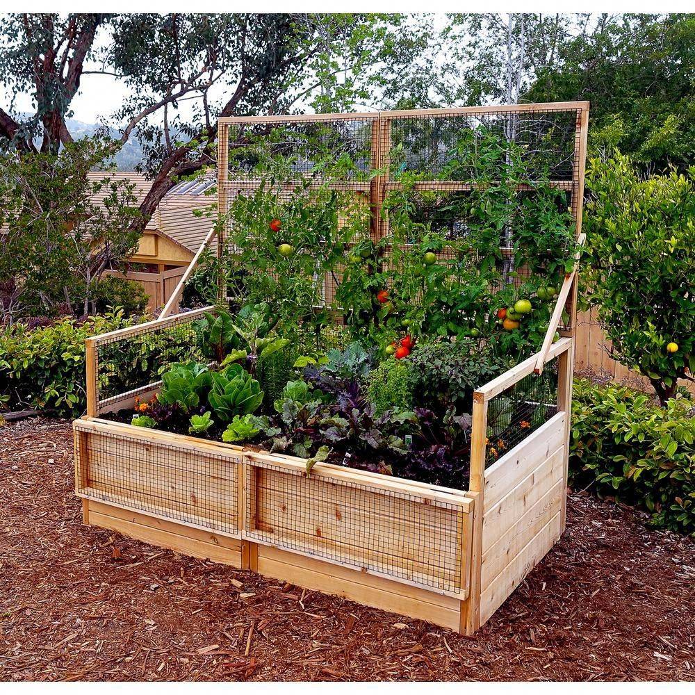 Dovetail Cedar Raised Garden Bed