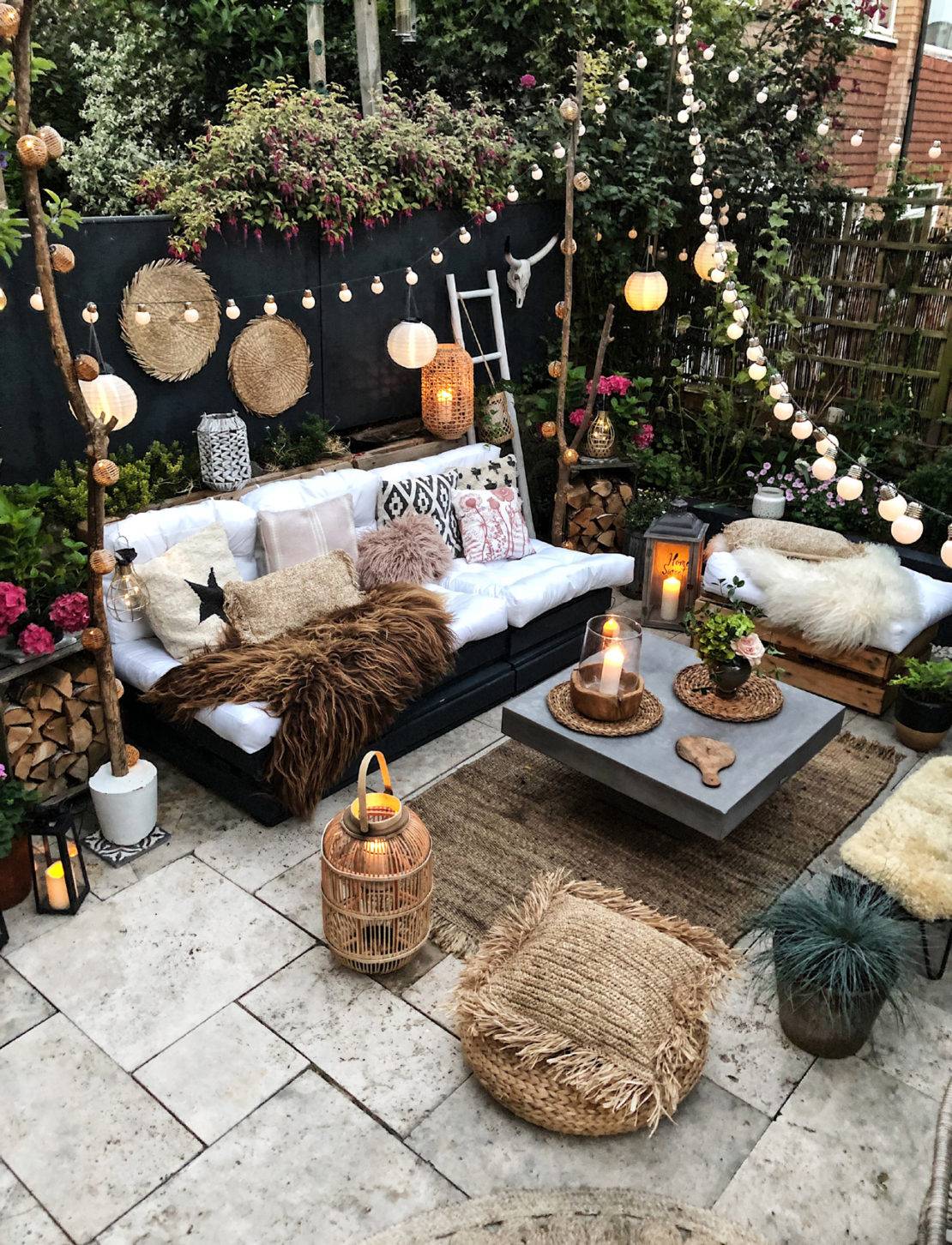 Fascinating Bohemian Garden Decoration Ideas
