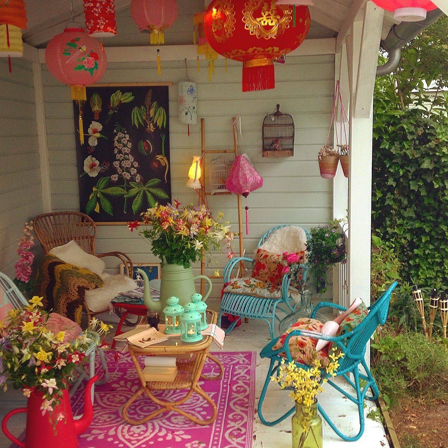 Incredible Bohemian Garden Decoration Ideas