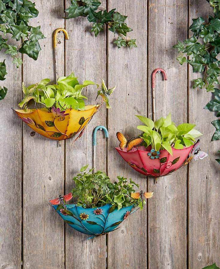 Upcycled Upside Down Hanging Herb Garden