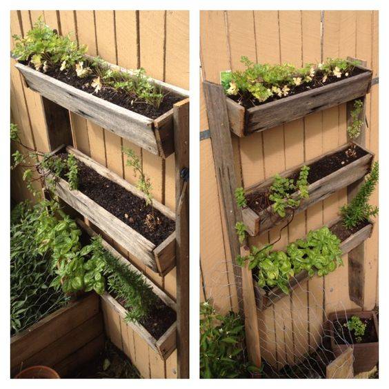 Unique Hanging Herb Garden Backyard Landscaping Designs