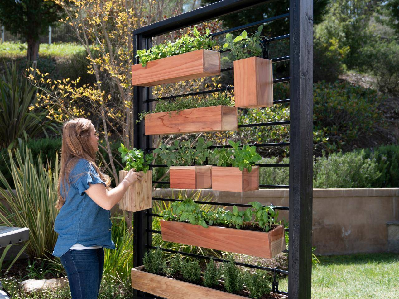 Vegetable Garden Fence Vegetable And Herb Garden