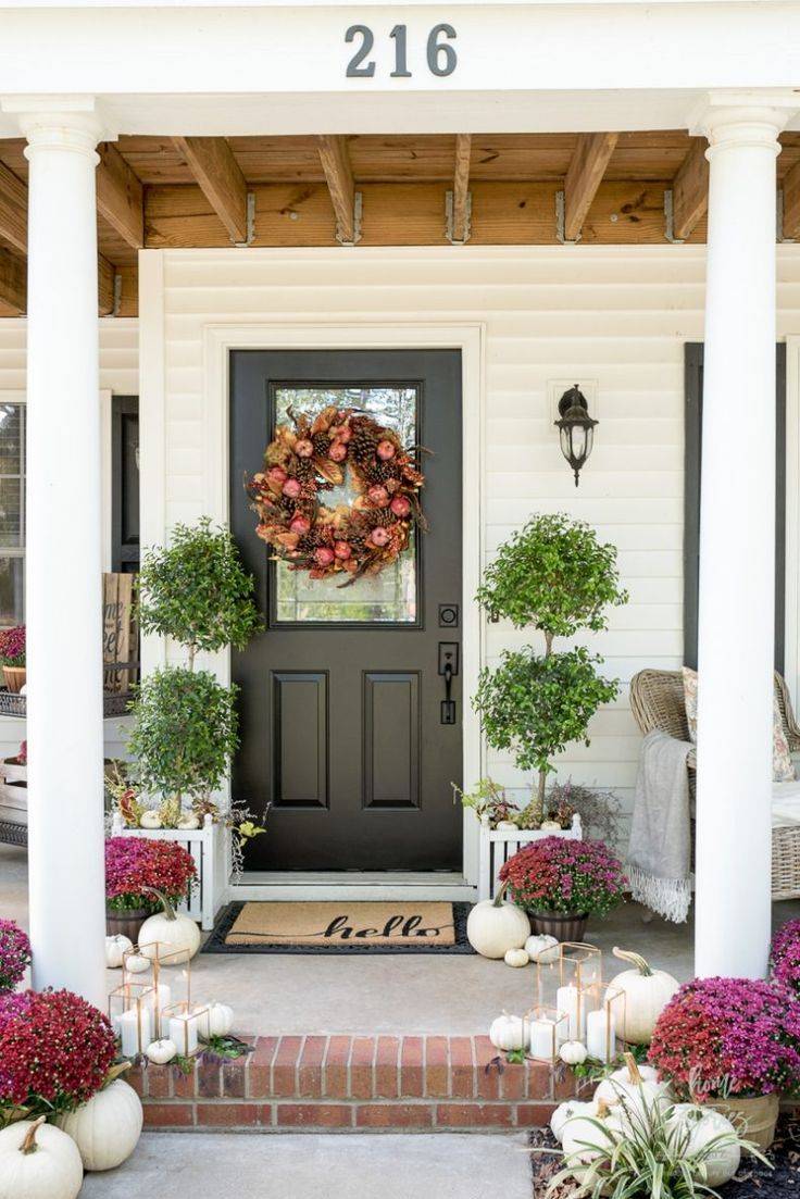 A Small Front Porch Porch Table