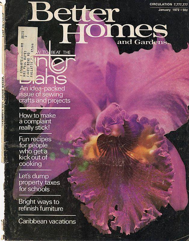 Better Homes And Gardens Cover Features