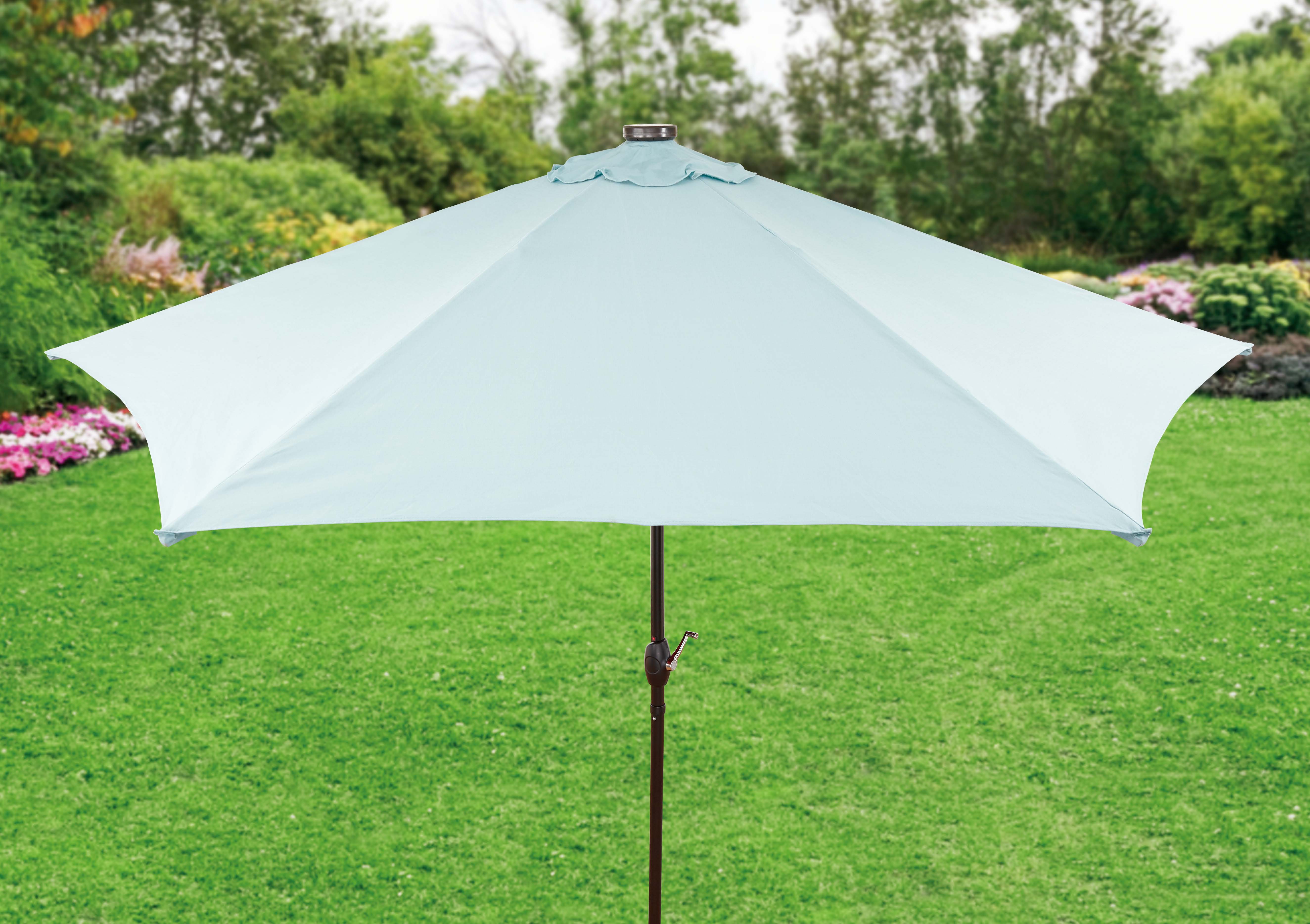 Eastport Striped Umbrella Patio