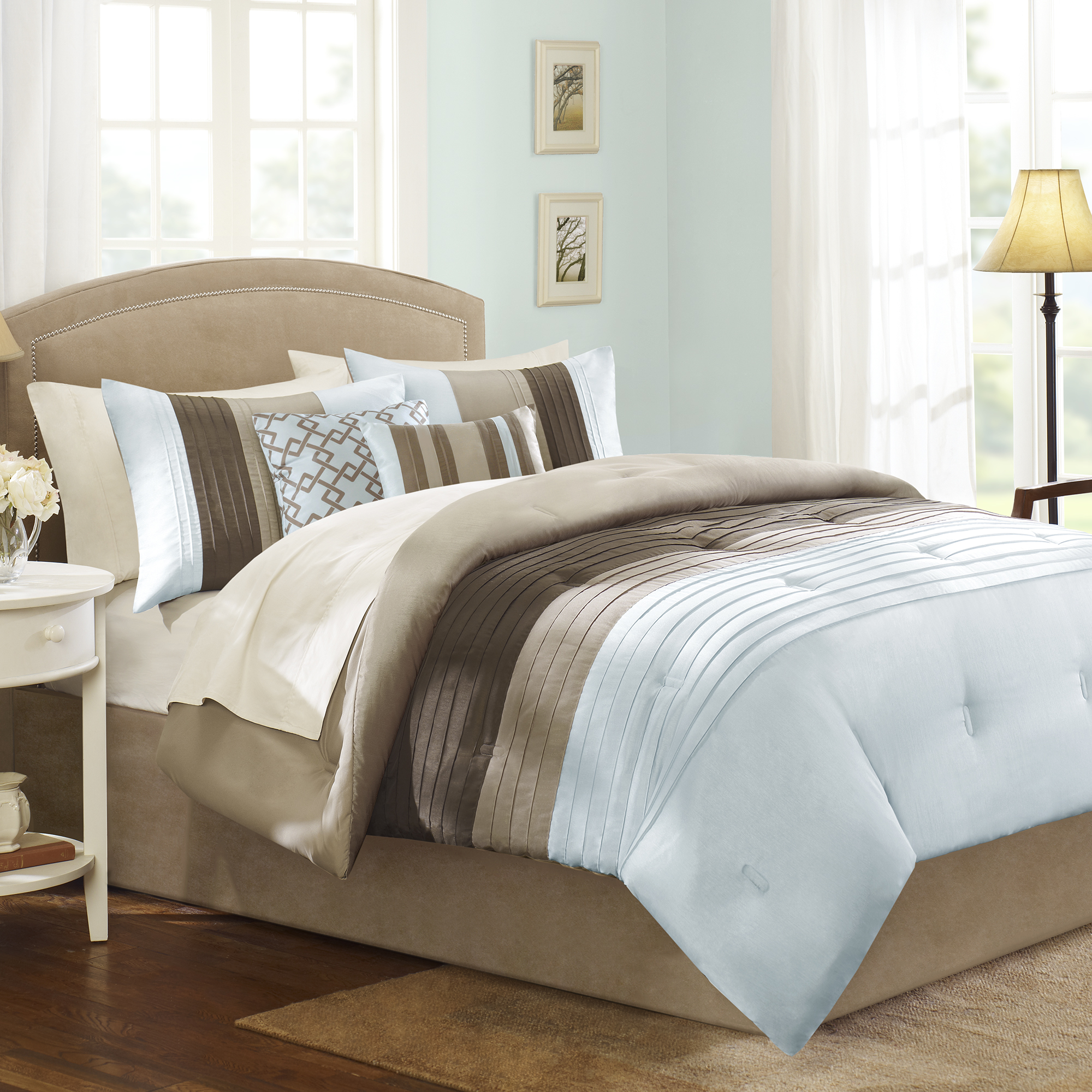 Better Homes Gardens Bold Textured Stripe Piece Comforter Set
