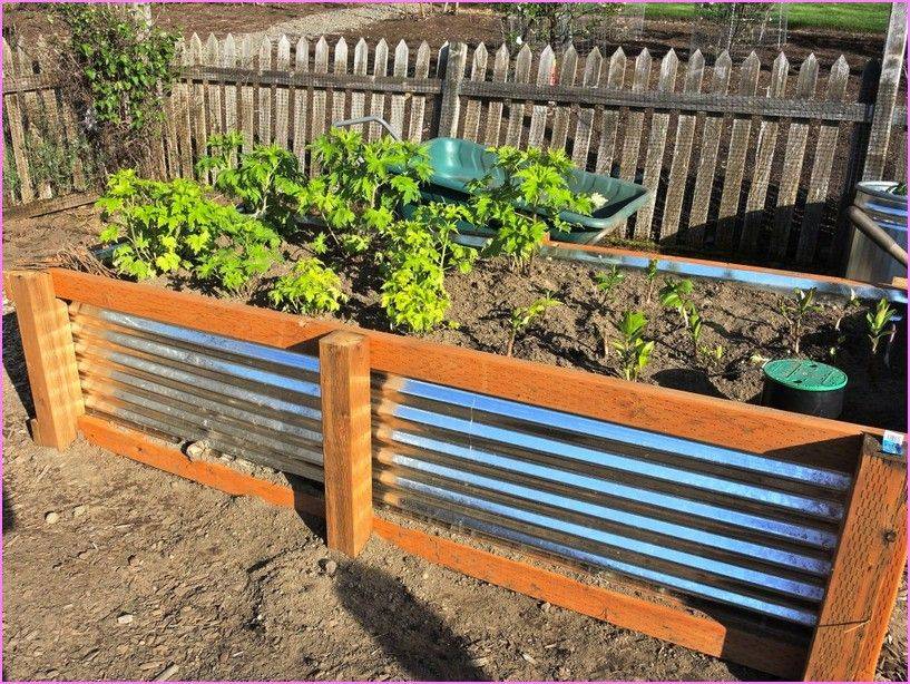 Your Own Corrugated Metal Raised Bed