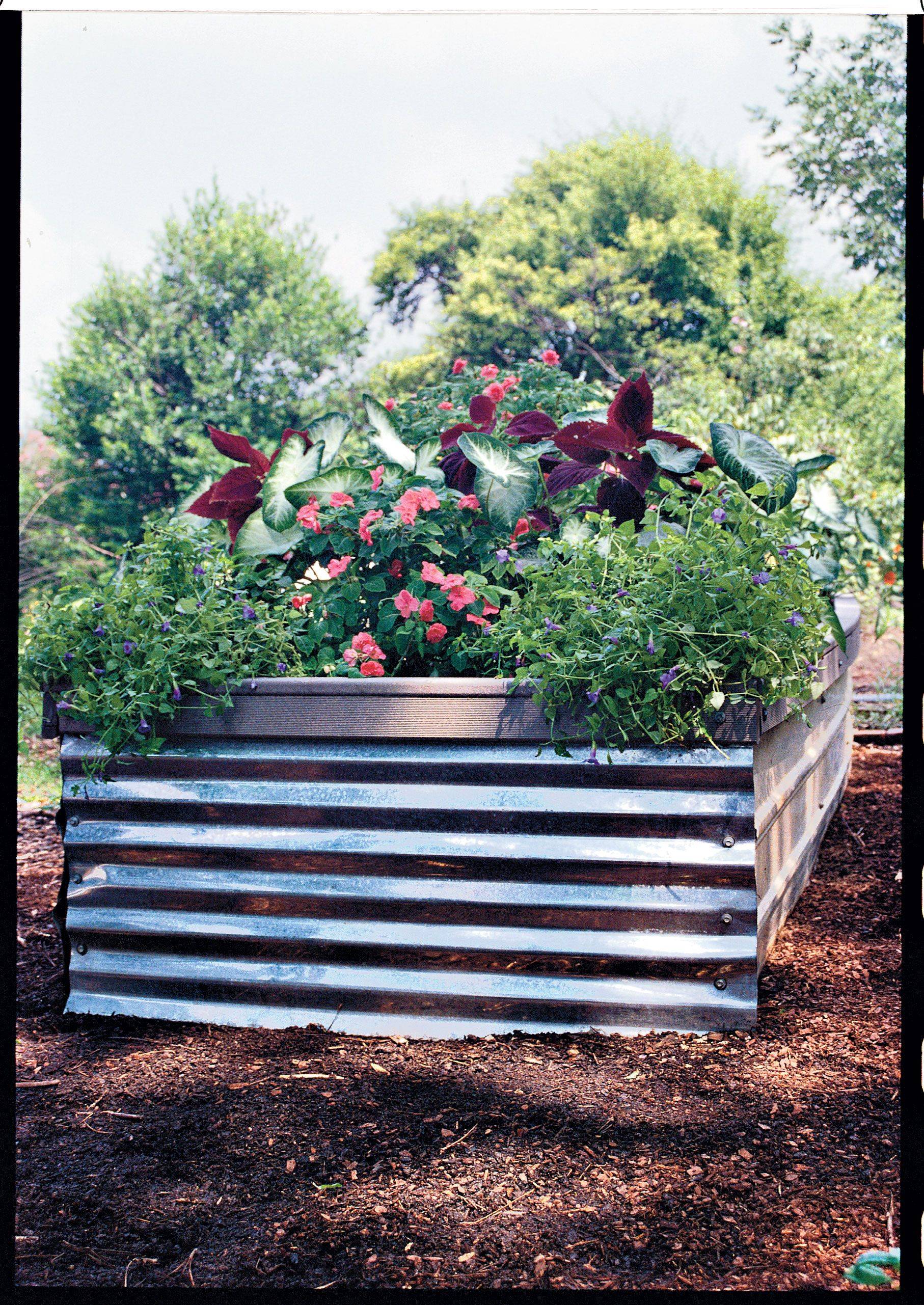 Your Own Corrugated Metal Raised Bed