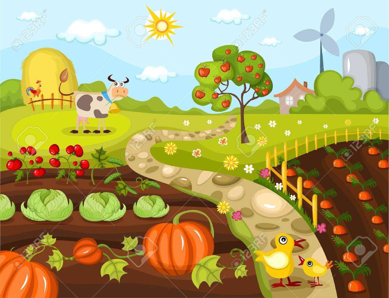 Garden Royalty Free Vector