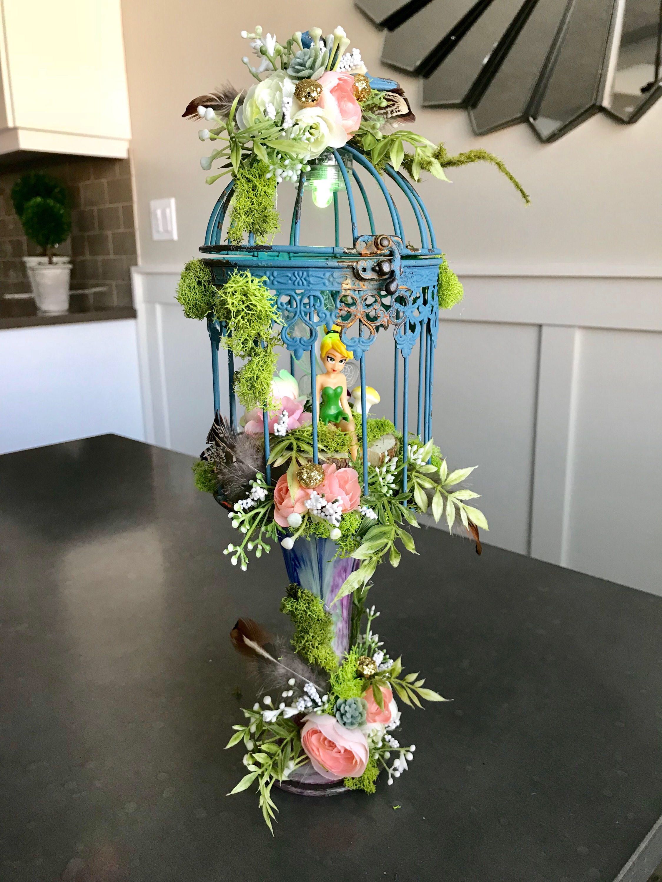 Fairy Centerpiece Enchanted Forest Tinker Bell Wedding Party