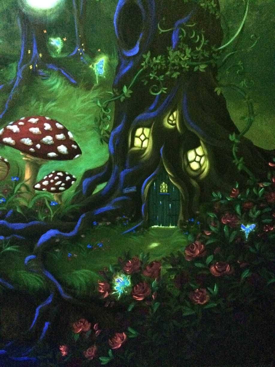 Enchanted Forest Bedroom Mural