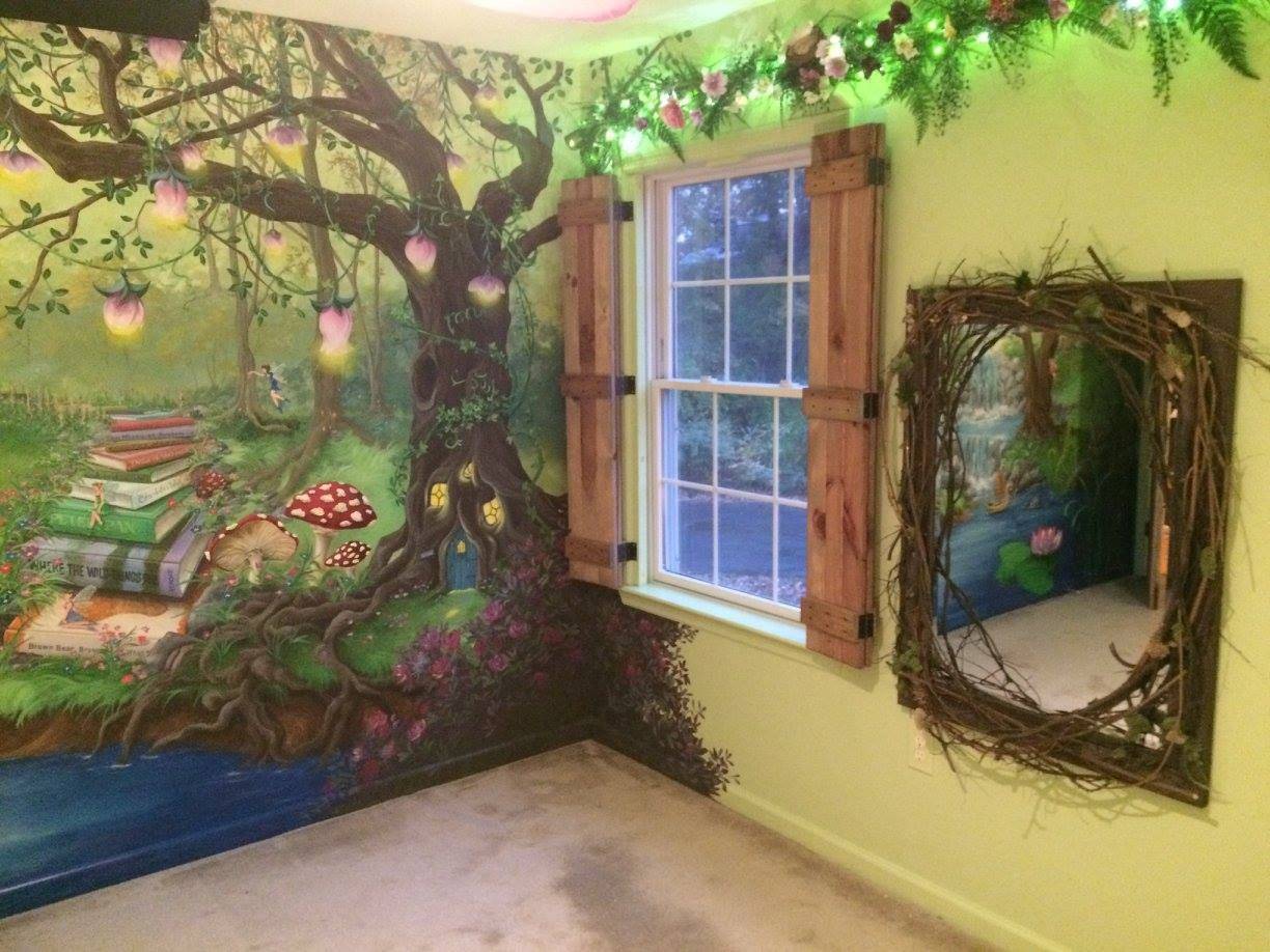 Enchanted Forest Bedroom Mural
