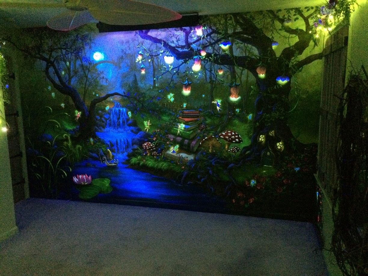 Poster Raw Ktf Mural Fairy Garden