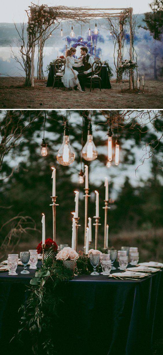 Magical Dreamy Enchanted Forest Wedding Romantic Garden Wedding