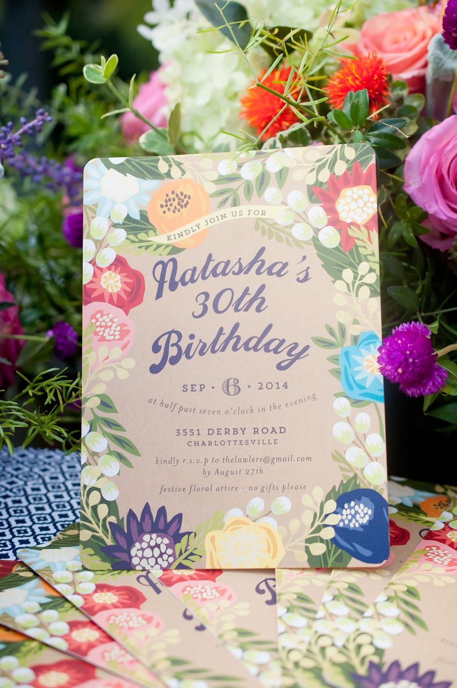 Summer Garden Party Invitation
