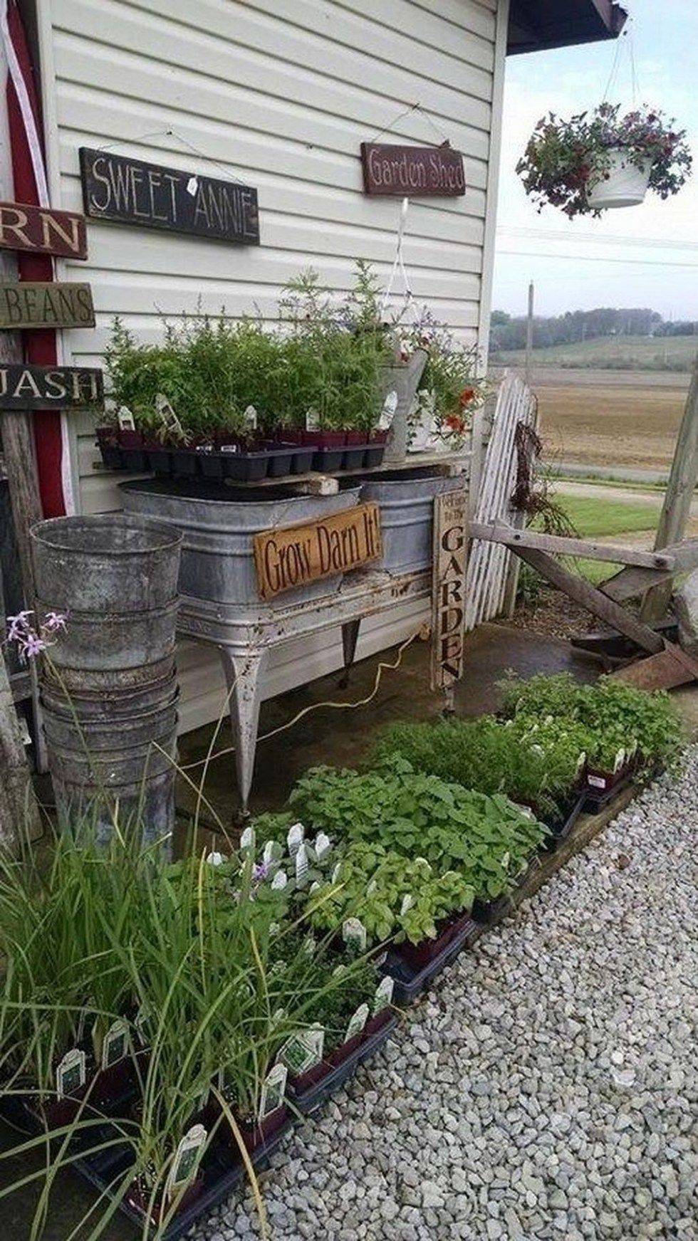 Rustic Farmhouse Front Porch Decorating Ideas Homekover Large