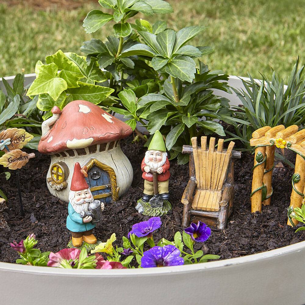 Gnomefairy Garden Bird Bath