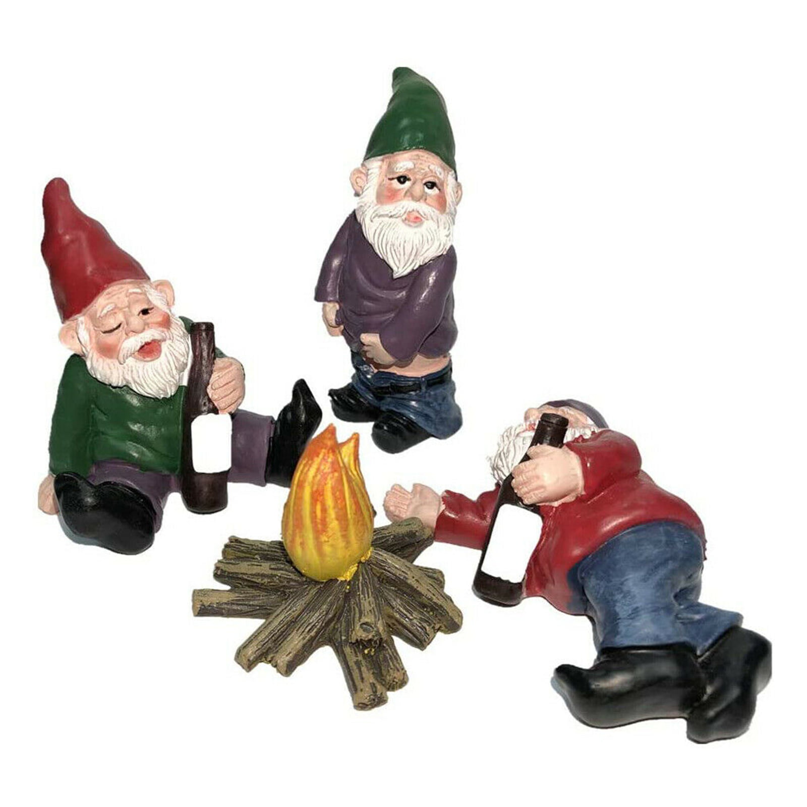 Miniature Garden Gnome Set Table Decor Home Decor Factory Direct