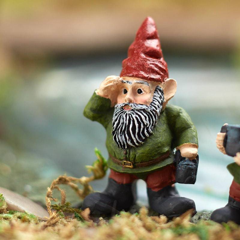 Miniature Garden Gnome Set Table Decor Home Decor Factory Direct