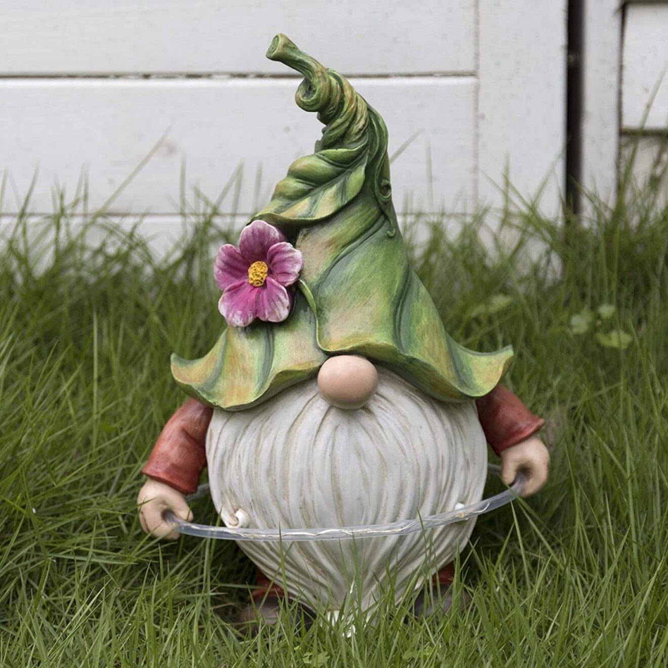 Funny Resin Gnome Figurine Fairy Garden Gnome Garden Gnome Etsy