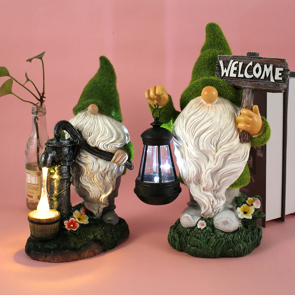 Garden Gnome Statue Resin Gnome Figurine