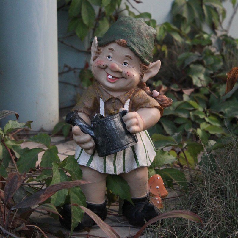 Vintage Free Resin Garden Gnomes