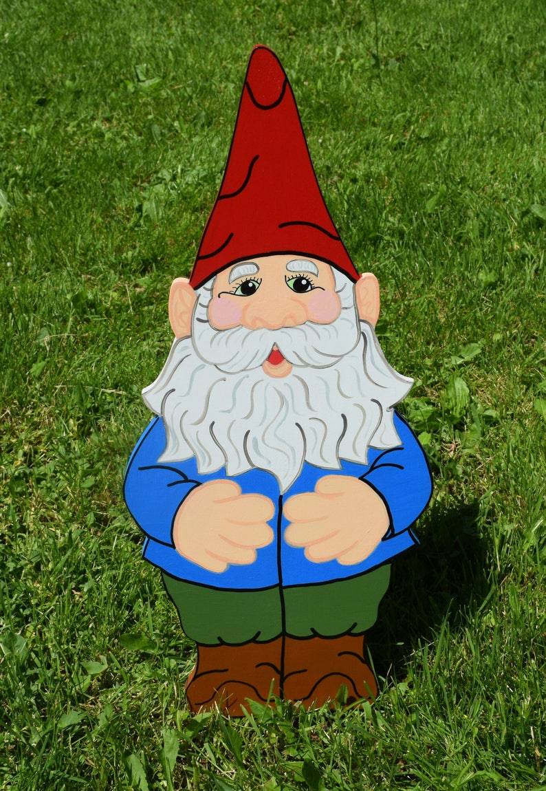 Ceramic Garden Gnome Dcor