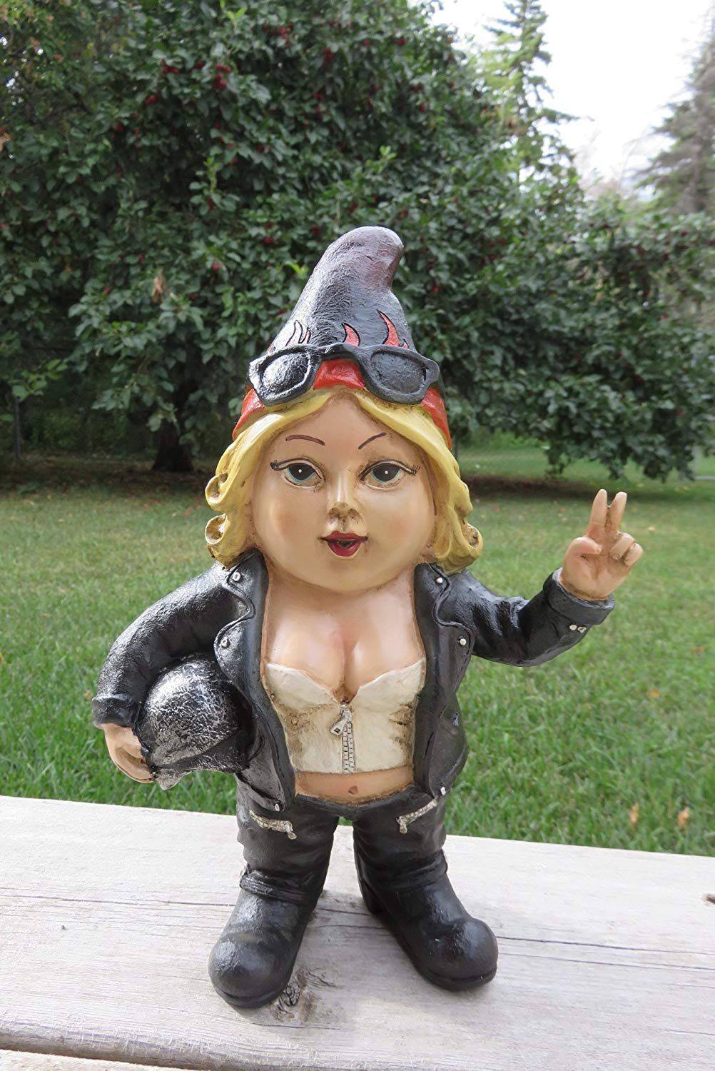 A Mushroom Garden Statue