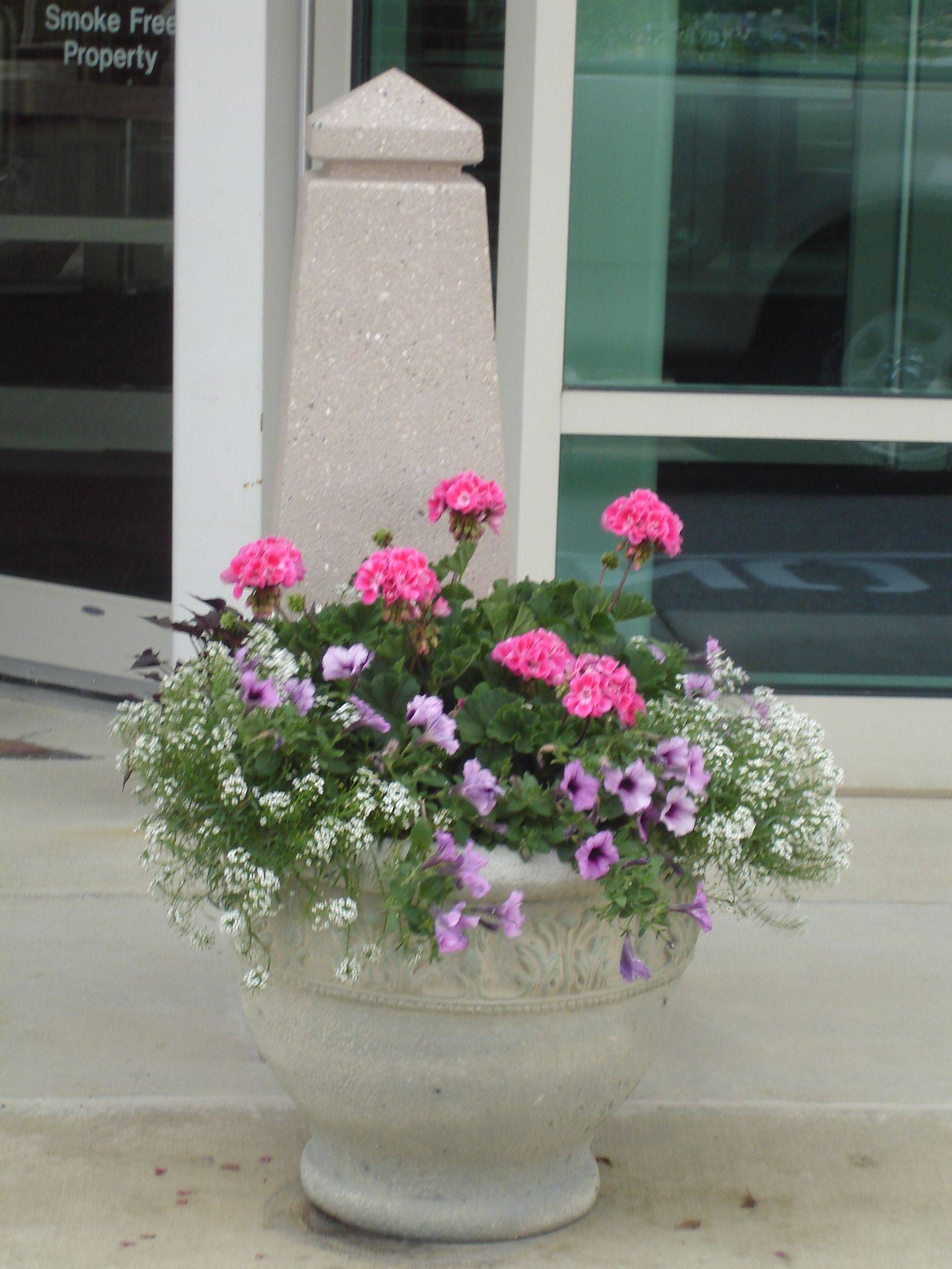 Front Porch Flower Pot Flower Garden Design