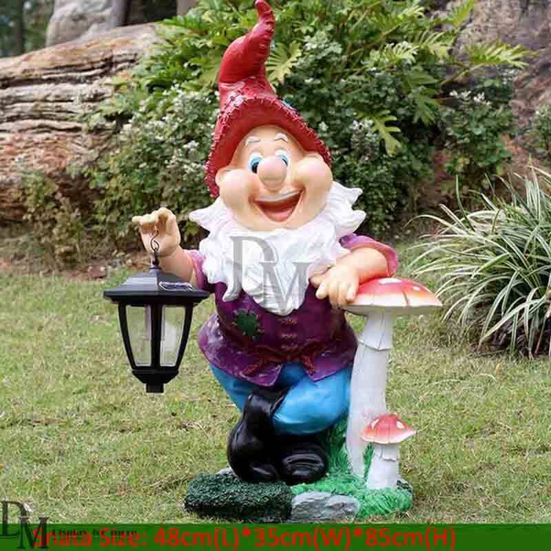 Garden Gnome Statue Resin Gnome Figurine