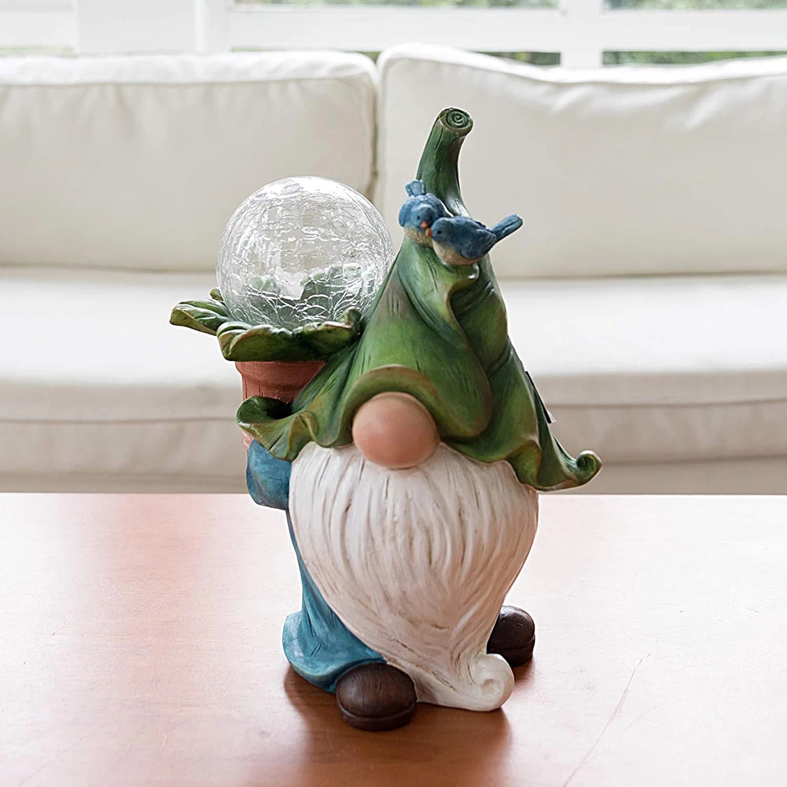 Wheel Barrow Solar Statue Wholesale