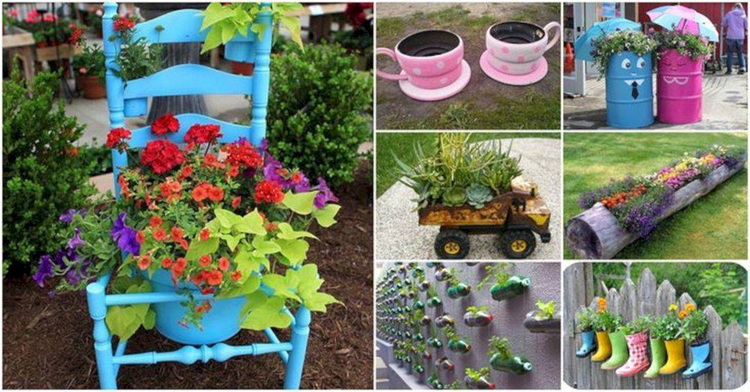 Cheap Upcycled Garden Containers Ideas